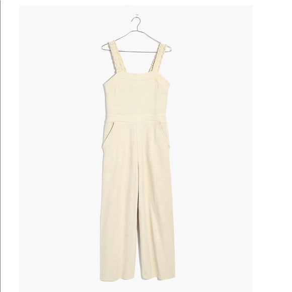Madewell Texture & Thread Ruffle-Strap Jumpsuit - Picture 2 of 3